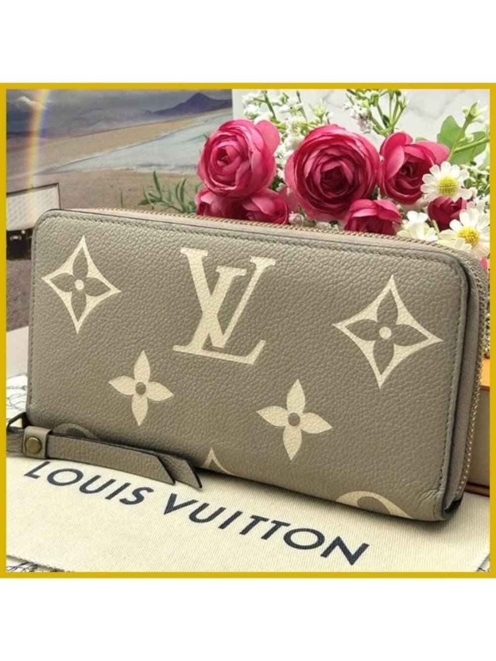 Louis Vuitton Empreinte Bicolor Zippy Wallet